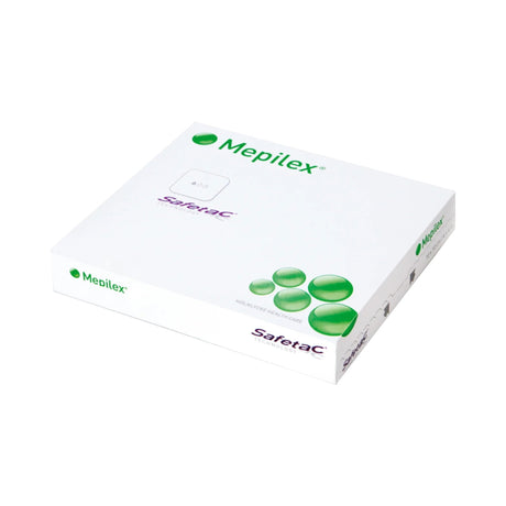 Foam Dressing Mepilex® Border Flex 3 X 3 Inch With Border Film Backing Silicone Adhesive Square Sterile - BeHope