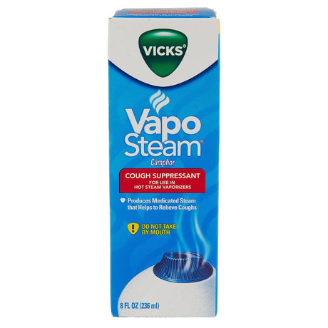 Cough Suppressent Vicks VapoSteam Inhalation Solution 8 oz. - BeHope