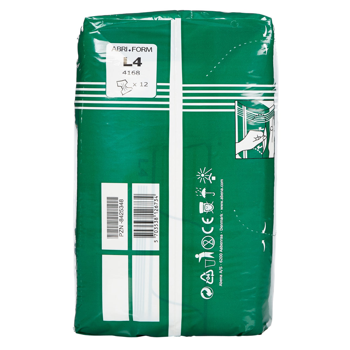 Unisex Adult Incontinence Brief Abri-Form™ Comfort L4 Large Disposable Heavy Absorbency - BeHope