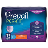 Female Adult Absorbent Underwear Prevail® Per-Fit® Pull On with Tear Away Seams Large Disposable Moderate Absorbency - BeHope