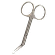 Ostomy Scissors Coloplast® 4 Inch Length Finger Ring Handle Curved Blunt Tip / Blunt Tip - BeHope