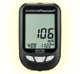 Blood Glucose Meter Glucocard® Expresson™ 6 Second Results Stores up to 7 Results No Coding Required - BeHope