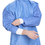 Non-Reinforced Surgical Gown with Towel Astound® X-Large Blue Sterile AAMI Level 3 Disposable - BeHope