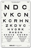 Eye Chart Good-Lite® 10 Foot Distance Acuity Test - BeHope