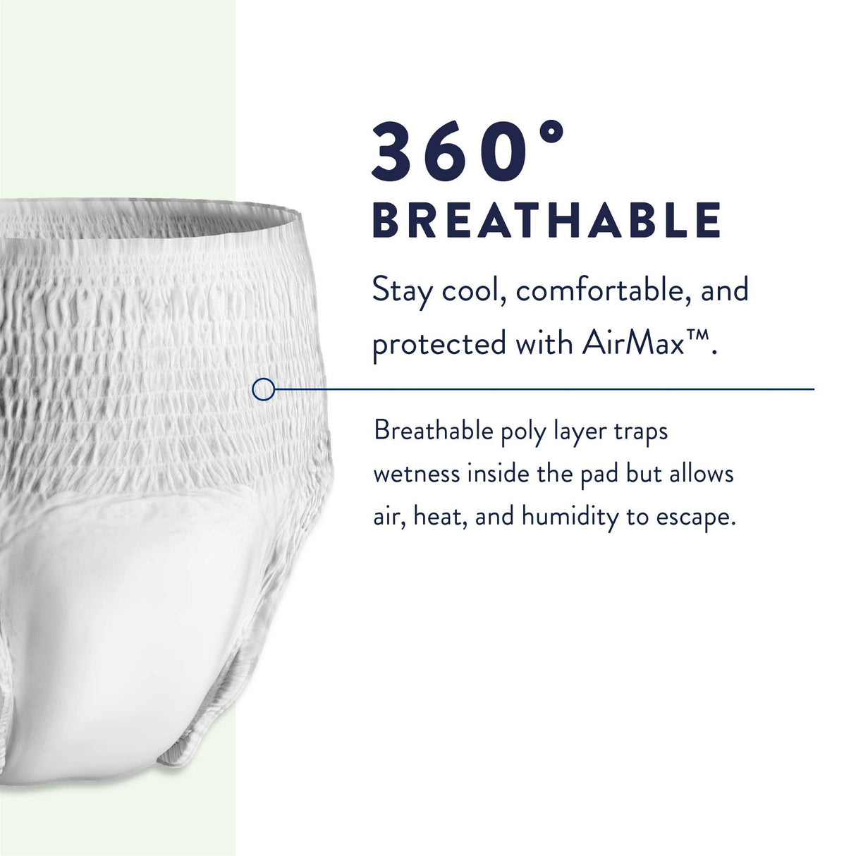 Unisex Adult Absorbent Underwear Prevail® Per-Fit® Extra Pull On with Tear Away Seams X-Large Disposable Heavy Absorbency - BeHope