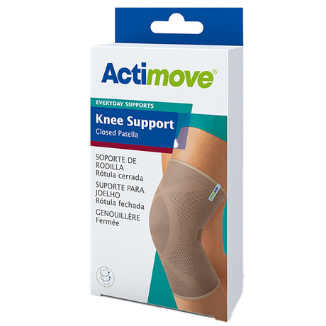 Knee Support Actimove® Everyday Supports Medium Without Fastening 14-1/4 to 16-1/4 Inch Knee Circumference Left or Right Knee - BeHope