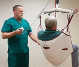 Disposable Sling With Head Support Medium 90 to 220 lbs. Weight Capacity - BeHope