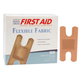 Adhesive Strip American White Cross® First Aid Fabric Tan 1-1/2 X 3 Inch Sterile - BeHope