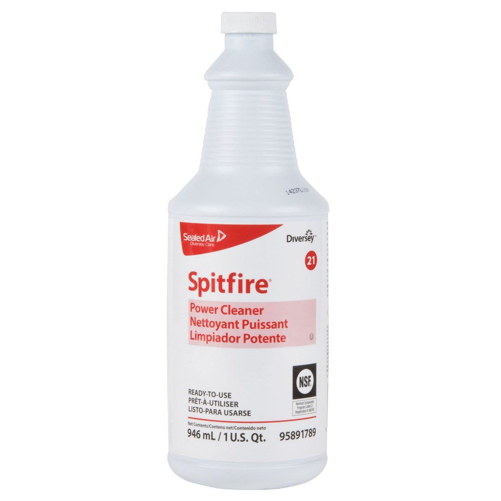 Diversey Spitfire Surface Cleaner Alcohol Based Pump Spray Liquid 32 oz. Bottle Pine Scent NonSterile