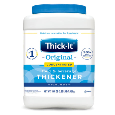 Food and Beverage Thickener Thick-It® Original Concentrated 10 oz. Canister Unflavored Powder IDDSI Level 0 Thin - BeHope
