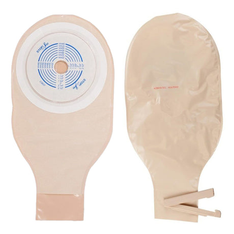 Colostomy Pouch ActiveLife® One-Piece System 12 Inch Length Flat, Trim to Fit 3/4 to 2-1/2 Inch Stoma Drainable - BeHope
