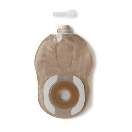 Urostomy Pouch Premier™ One-Piece System 9 Inch Length Flat, Pre-Cut 32 mm Stoma Drainable - BeHope