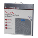 Floor Scale Veridian® Digital Display 438 lbs. / 199 kg Capacity Gray Battery Operated - BeHope