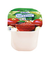 Thickened Beverage Thick & Easy® 4 oz. Portion Cup Apple Flavor Liquid IDDSI Level 2 Mildly Thick - BeHope