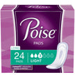 Bladder Control Pad Poise® 11 Inch Light Absorbency Polymer Core One Size Fits Most - BeHope