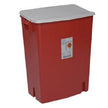 Sharps Container SharpSafety™ Red Base 27-1/2 H X 15-1/4 D X 21-1/4 W Inch Horizontal / Vertical Entry 30 Gallon - BeHope