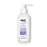 Rinse-Free Body Wash Seni Care Cream 8 oz. Pump Bottle Light Scent