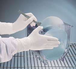 Cleanroom Glove Kimtech Pure® G3 Size 7.5 Nitrile White 12 Inch Beaded Cuff Sterile Pair - BeHope