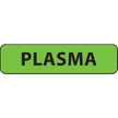 Drug Label MedVision® Anesthesia Label Plasma Fluorescent Green 5/16 X 1-1/4 Inch - BeHope