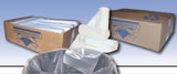 Trash Bag Colonial Bag 33 gal. Clear LLDPE 1 mil 33 X 40 Inch X-Seal Bottom Flat Pack - BeHope