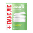 Non-adherent Dressing Band-aid® Hurt-free 3 X 4 Inch Sterile 10 Per Pack - Behope