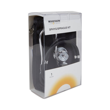 Reusable Aneroid / Stethoscope Set McKesson Brand 23 to 33 cm Adult Cuff Dual Head Sprague Stethoscope Pocket Aneroid - BeHope