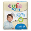 Male Toddler Training Pants Cutie Pants® Size 2T to 3T Disposable Heavy Absorbency - BeHope