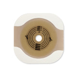 Ostomy Barrier New Image™ Flat CeraPlus™ Precut, Extended Wear Adhesive Tape Borders 1-3/4 Inch Flange Green Code 1-1/8 Inch Opening - BeHope