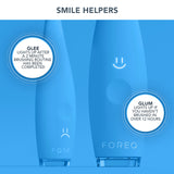Sonic Toothbrush ISSA™ baby Bubble Blue Dino Ages Birth to 4 Years Silicone - BeHope