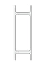 Blank Label Shamrock Thermal White Permanent 1-4/10 X 3-1/2 Inch - BeHope