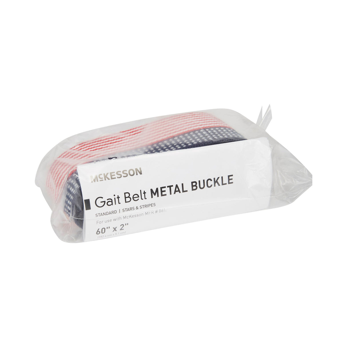 Gait Belt McKesson 60 Inch Length Stars and Stripes Design