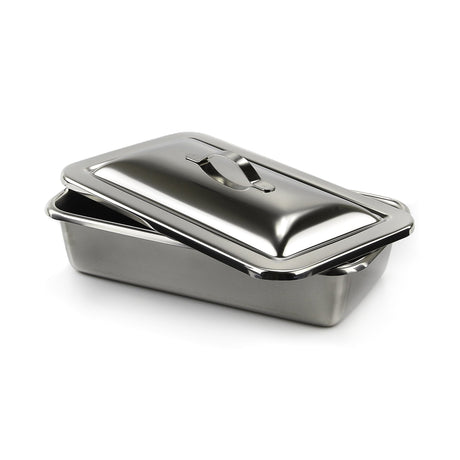 Instrument Tray McKesson Strap Handle Stainless Steel 8-7/8 X 5 X 2 Inch - BeHope