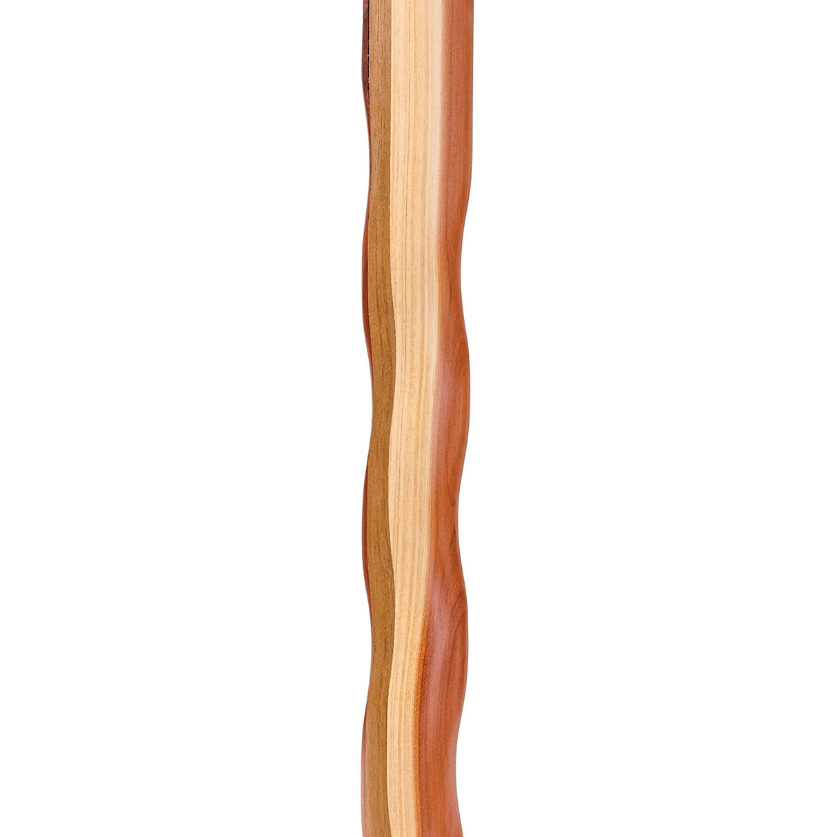 T-Handle Cane Brazos™ Twisted Wood 34 Inch Height Wood Grain - BeHope
