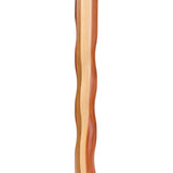 T-Handle Cane Brazos™ Twisted Wood 34 Inch Height Wood Grain - BeHope