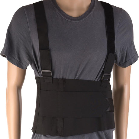 Occupational Back Support DMI® One Size Fits Most Hook and Loop Closure 28 to 40 Inch Waist Circumference 9 Inch Height Adult - BeHope