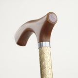 Folding Cane Switch Sticks® Aluminum 32 to 37 Inch Height Pearl Gold - BeHope