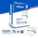 Unisex Adult Absorbent Underwear Attends Care Pull On with Tear Away Seams X-Large Disposable Heavy Absorbency