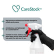 Exam Glove CareStock™ Large NonSterile Nitrile Standard Cuff Length Fully Textured Black Not Rated - BeHope