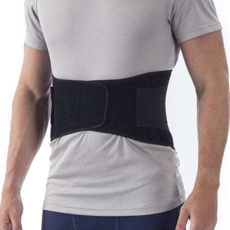 Occupational Back Support NYOrtho Deluxe Medium Hook and Loop Closure 30 to 34 Inch Waist Circumference 9 Inch Back Height Adult - BeHope