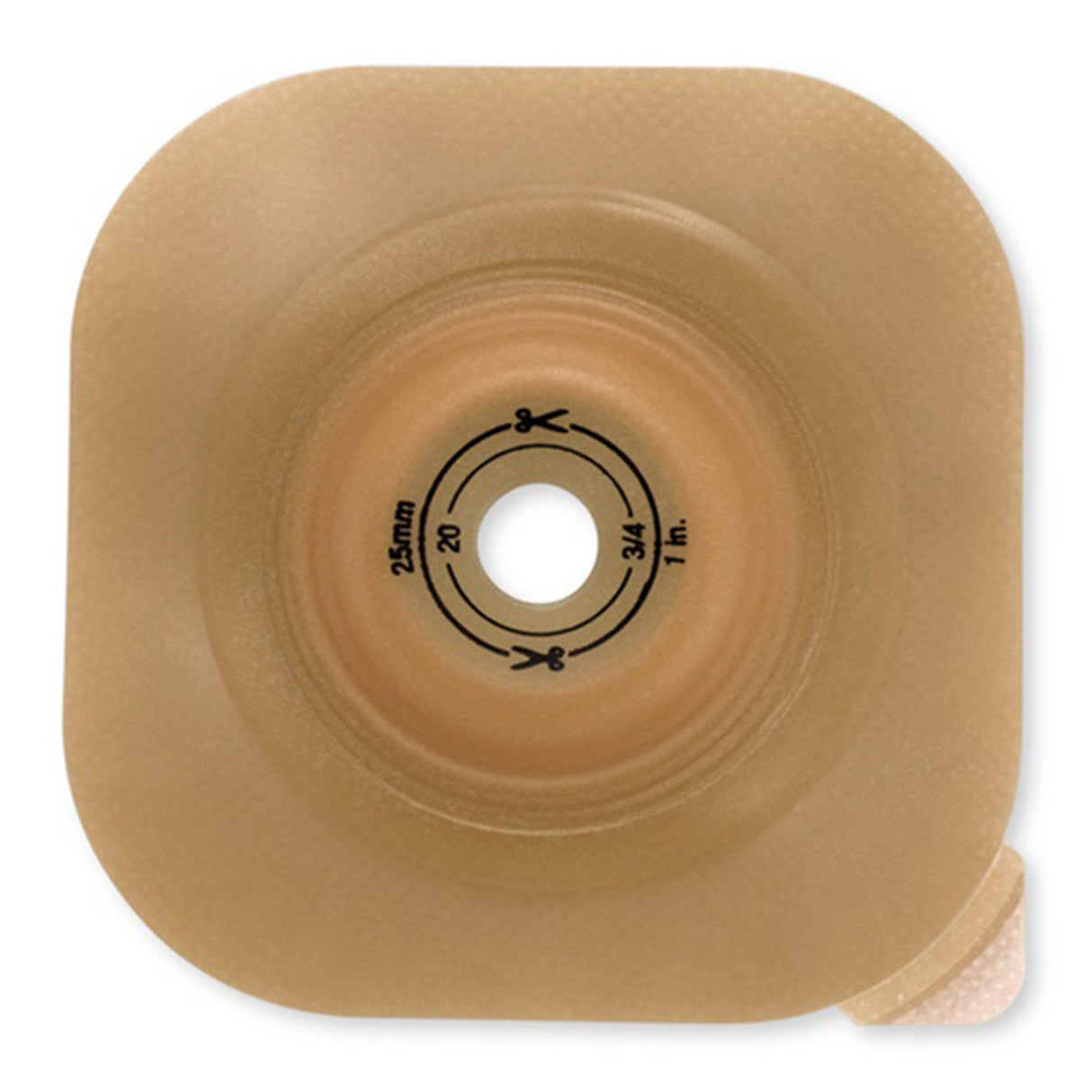 Ostomy Barrier CeraPlus™ New Image™ Trim to Fit, Extended Wear Without Tape 70 mm Flange Blue Code System Up to 2 Inch Opening - BeHope