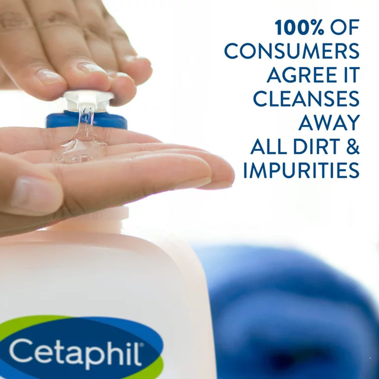 Facial Cleanser Cetaphil Daily Facial Cleanser Gel 8 oz. Pump Bottle Gentle Scent