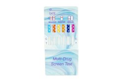 Drugs of Abuse Test Kit AMP, BAR, BUP, BZO, COC, mAMP/MET, MTD, OPI2000, OXY, THC 25 Tests CLIA Waived - BeHope