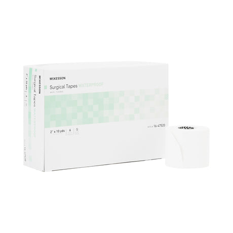 Waterproof Medical Tape McKesson White 2 Inch X 10 Yard Adhesive NonSterile - BeHope