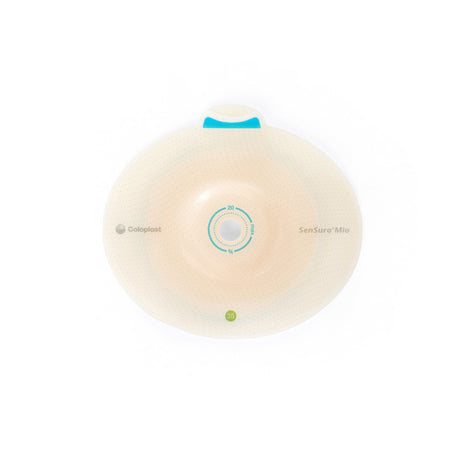 Ostomy Barrier SenSura® Mio Flex Precut, Standard Wear Elastic Adhesive 50 mm Flange Red Code System 13/16 Inch Opening - BeHope