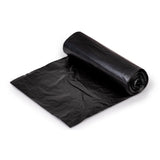 Trash Bag Colonial Bag 45 gal. Black HDPE 22 Mic. 40 X 48 Inch X-Seal Bottom Coreless Roll - BeHope