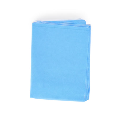 QUICK CHECK* H600 Sterilization Wrap White / Blue 45 X 45 Inch Dual Layer SMS Polypropylene Steam / EO Gas / Hydrogen Peroxide - BeHope