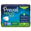 Unisex Adult Incontinence Brief Prevail® Per-Fit 360°™ Size 2 Disposable Heavy Absorbency - BeHope