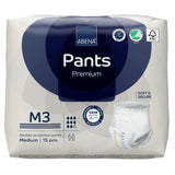 Unisex Adult Absorbent Underwear Abena® Premium Pants M3 Pull On with Tear Away Seams Medium Disposable Heavy Absorbency - BeHope