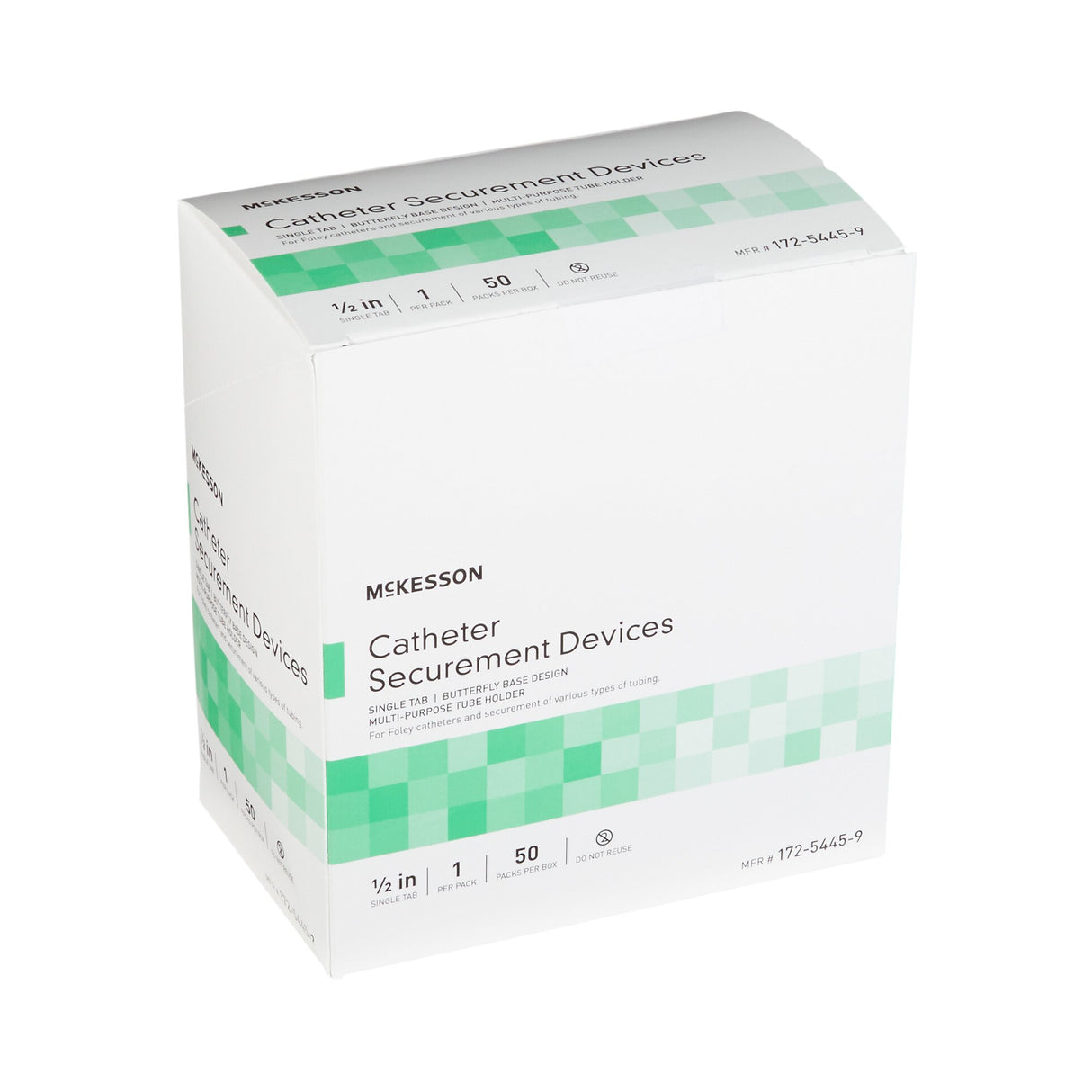 Catheter Stabilization Device McKesson NonSterile, 2.5 Inch Tab - BeHope