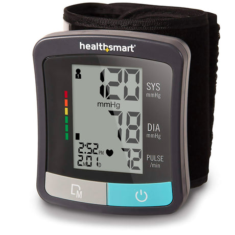 Home Automatic Digital Blood Pressure Monitor MABIS® One Size Fits Most Cuff Nylon Cuff 13 - 21 cm Wrist - BeHope